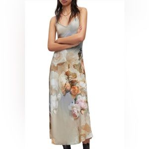 ALL SAINTS BRYONY ROSALIA FLORAL SLIPDRESS